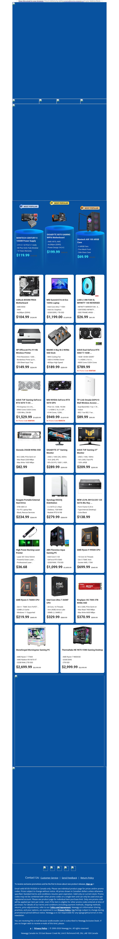 $1199.00 MSI Summit E16 Laptop! $789.99 ASUS RTX 5060 Ti Graphics!
