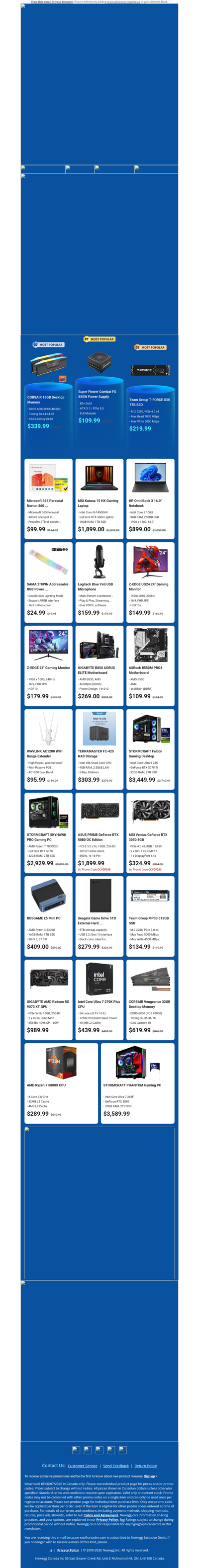 $219.99 Team Group T-FORCE G50 SSD! $1899.00 MSI Katana 15 Gaming Laptop!
