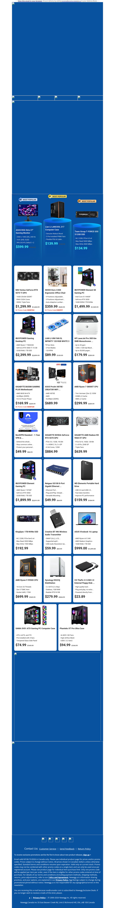 $599.99 ASUS ROG 27
