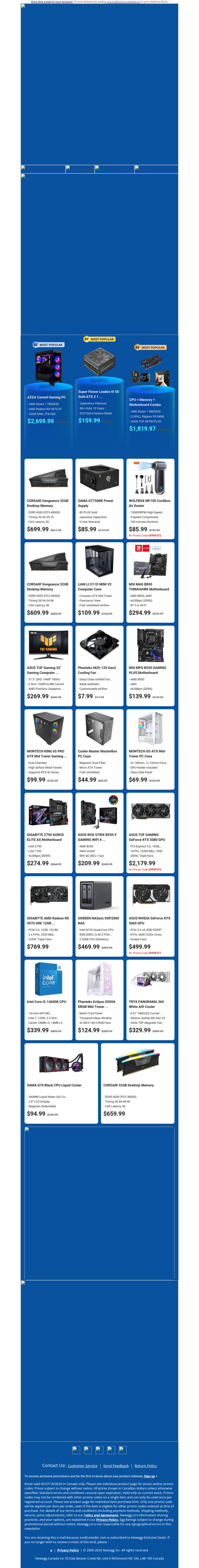 $2699.99 AZZA Carmel Gaming PC! $269.99 ASUS TUF 32