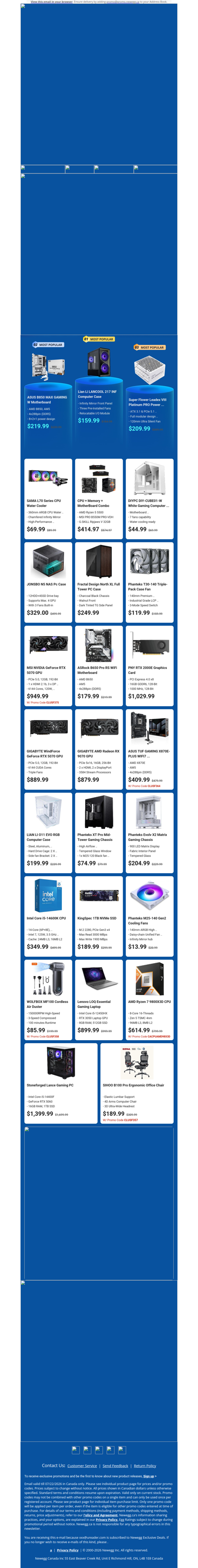 $949.99 MSI RTX 5070 Graphics Card! $349.99 Intel Core i5-14600K CPU!