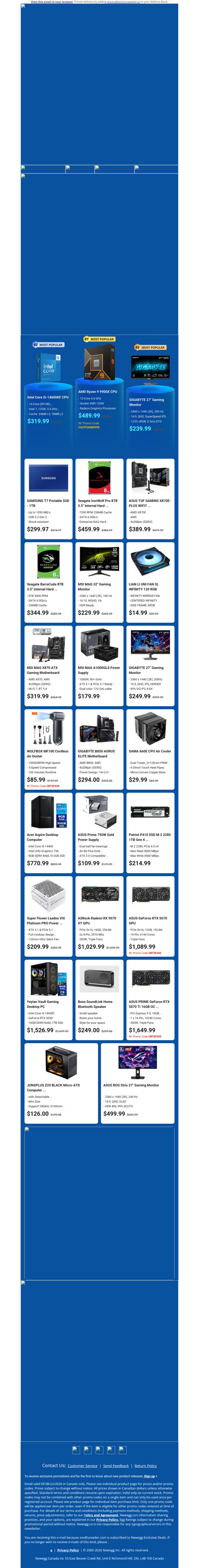 $319.99 Intel Core i5 CPU! $239.99 GIGABYTE 27
