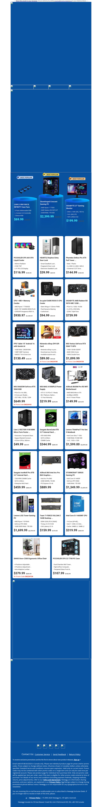 $2399.99 Stoneforged Gaming PC! $199.99 GIGABYTE 27