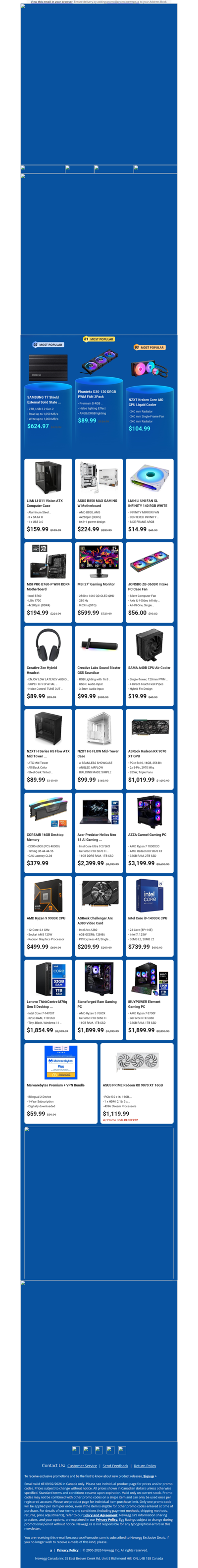 $624.97 Samsung T7 Shield 2TB SSD! $599.99 MSI 27