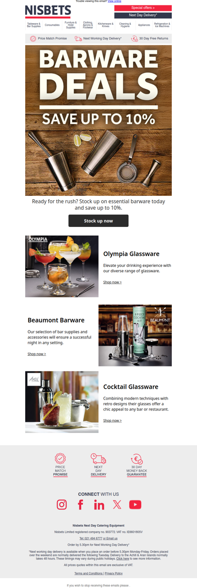 Save on barware essentials