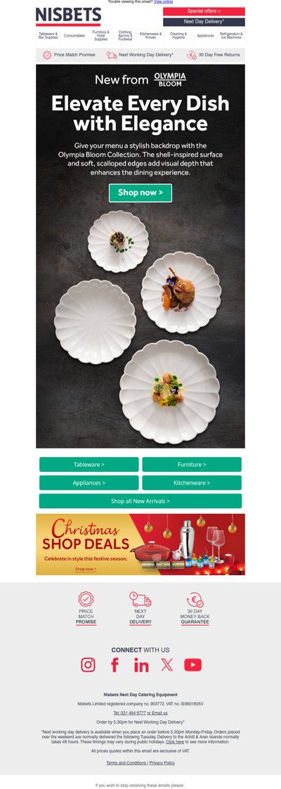 Elevate every dish with Olympia Bloom