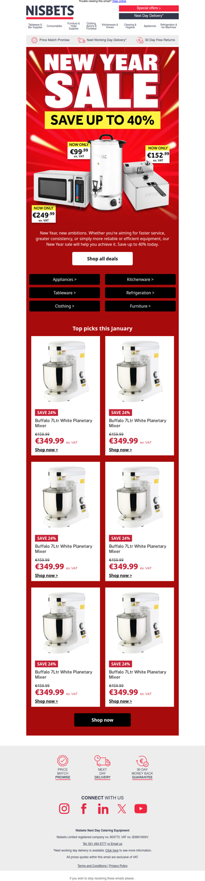 New Year Sale - fresh deals to kick off 2026