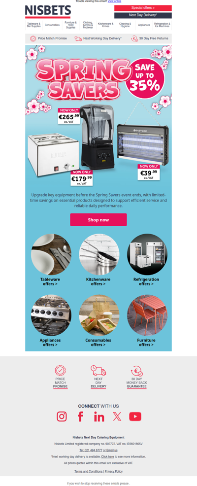 Big savings on bestsellers – up to 35% off