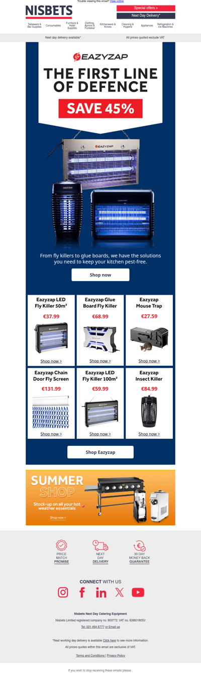 Save up to 45% on EazyZap today!