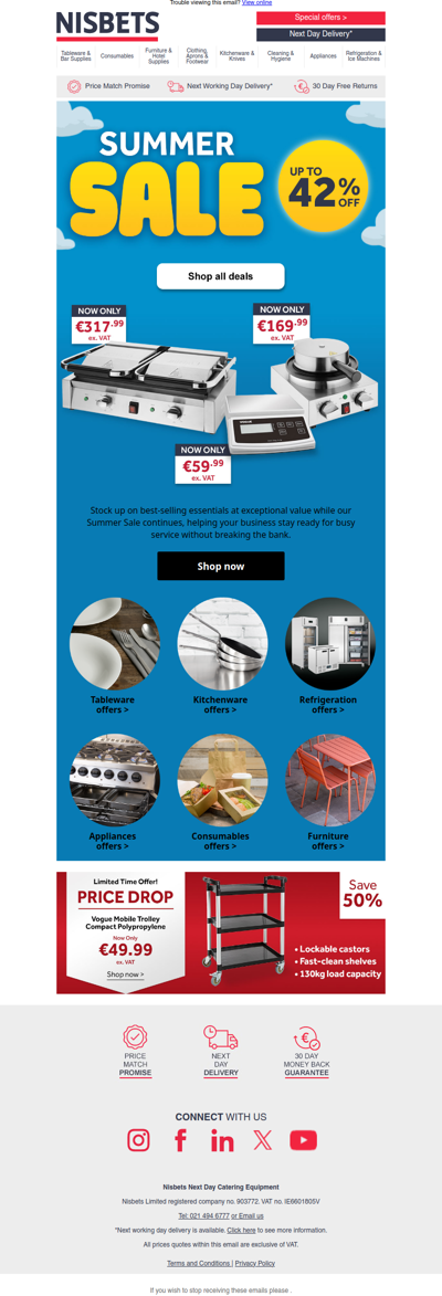 Save up to 42% on best-selling essentials