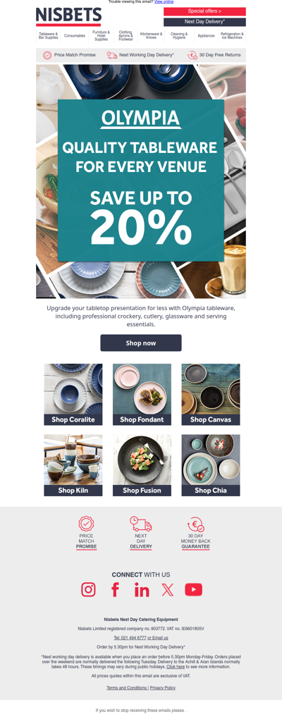 Tableware you can rely on