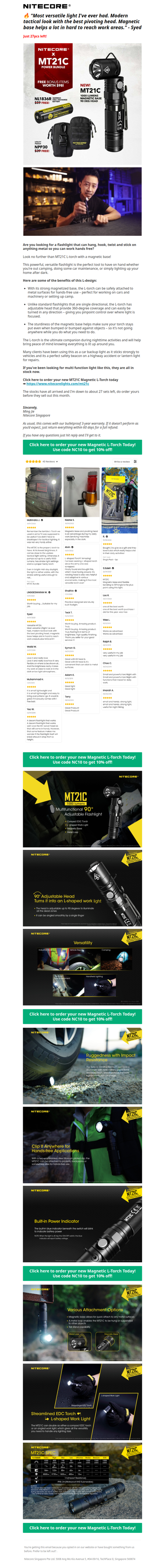 🔥 Do you need powerful, dependable L-light?