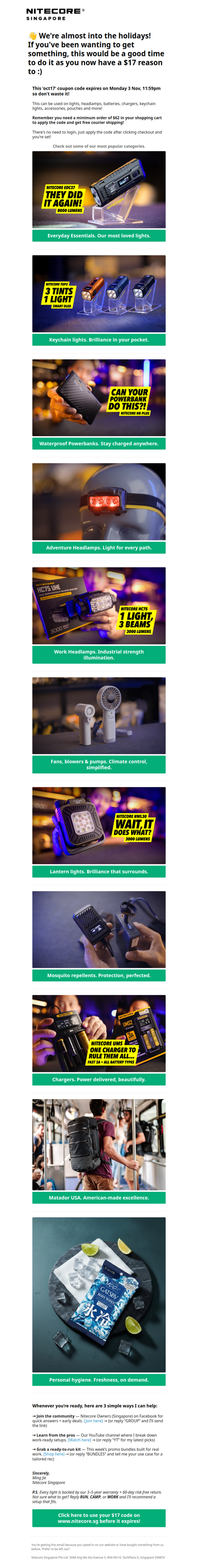 Last day to use your $17 coupon