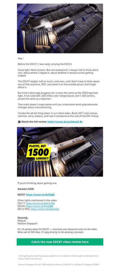 The Nitecore EDC07 Has No Business Being This Good