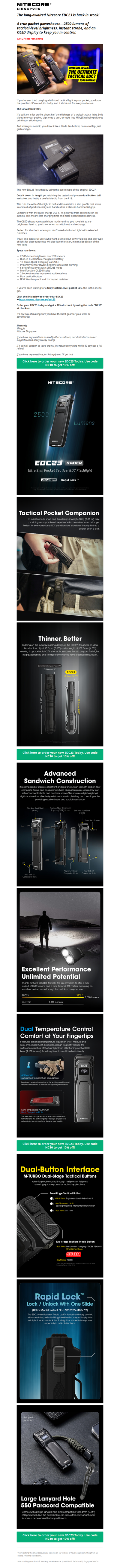🔥  The world's smallest and brightest tactical light