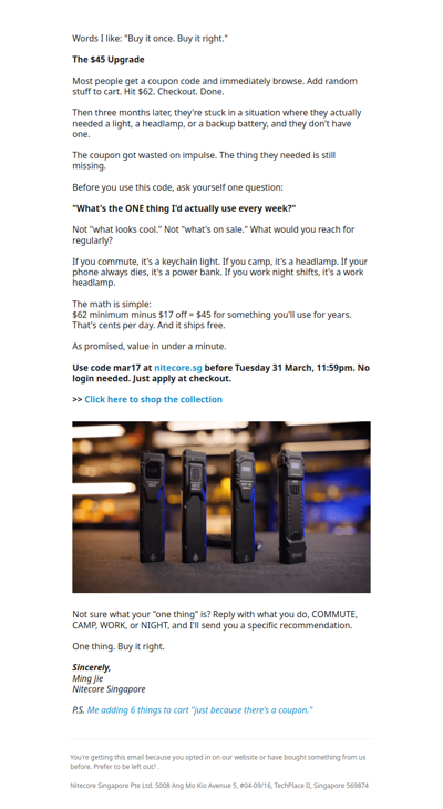 Gear Drop: The $45 Upgrade