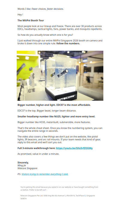 Gear Drop: The MiliPol Booth Tour