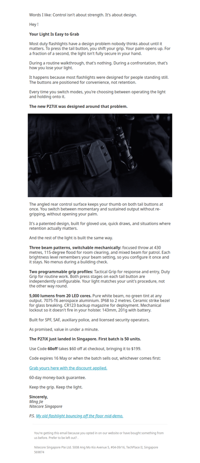 Gear Drop: $60 off the new P27iX - 5000 lumens