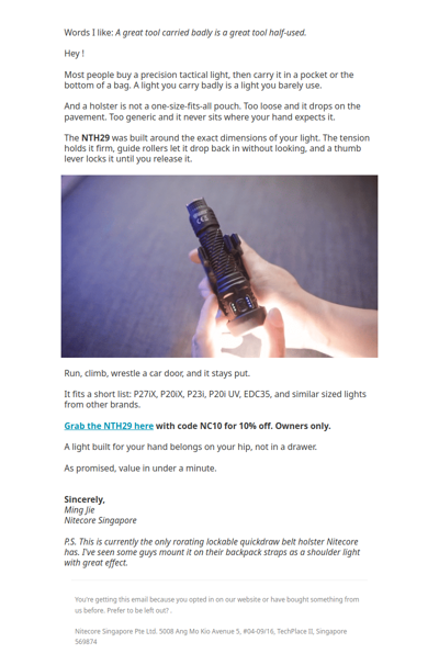 Gear Drop: New Holster for Your P-Series Lights!