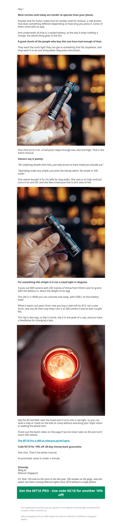 Gear Drop: The One-Click Torch