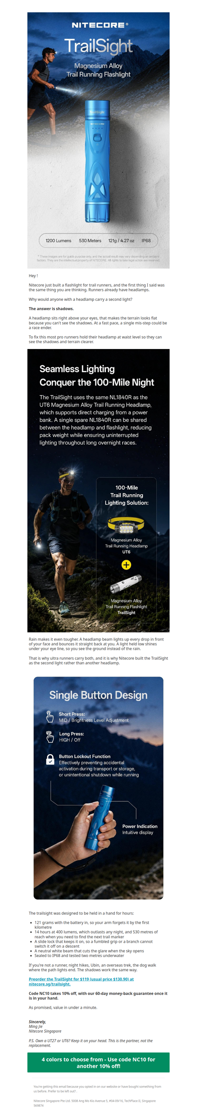 Gear Drop: A Torch for Runners? Why?