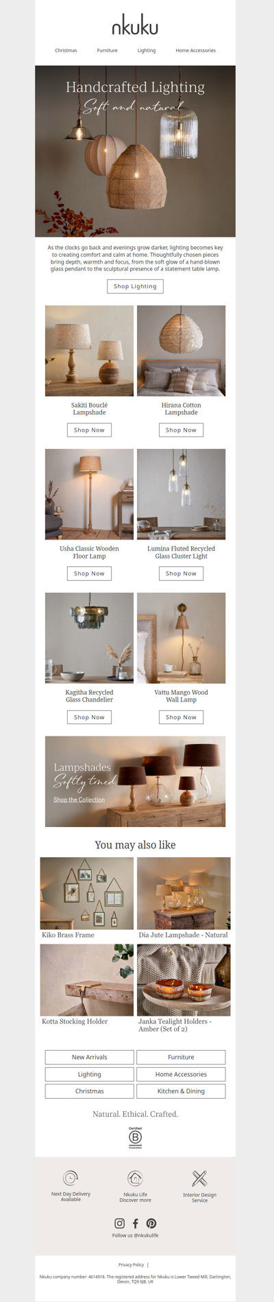 Handcrafted Lighting