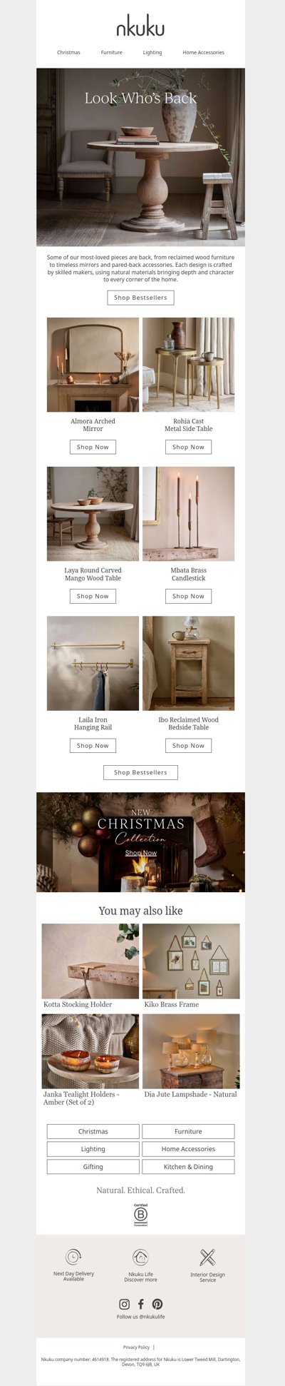 Bestsellers Back in Stock