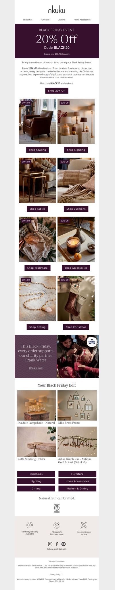 Black Friday 20% Off