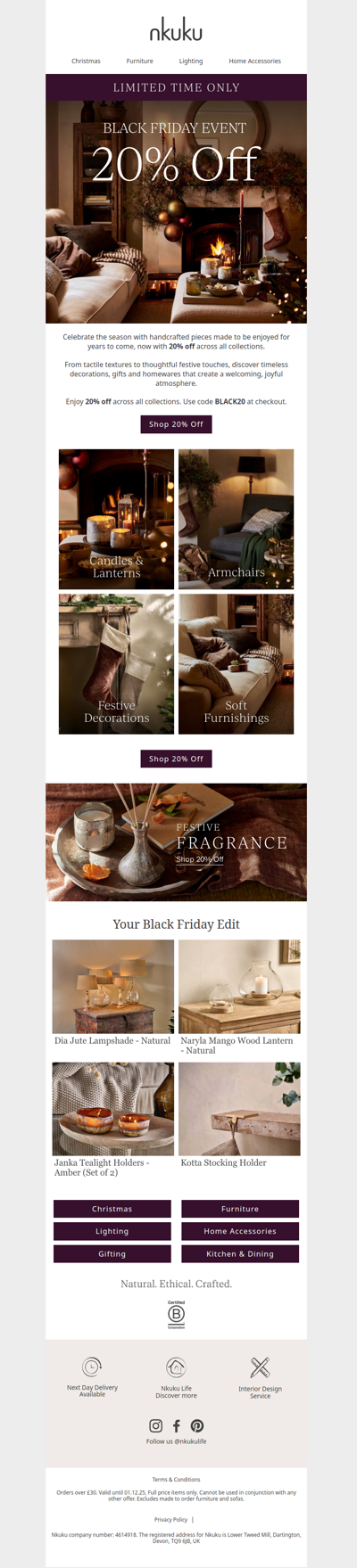 Black Friday Festive Interiors