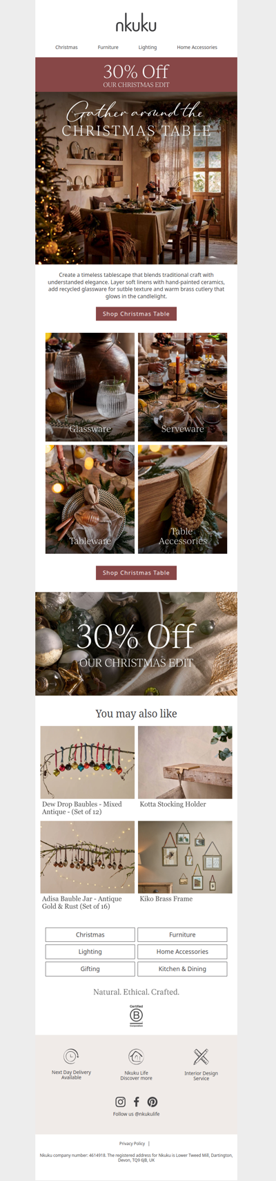 Create a Timeless Christmas Table