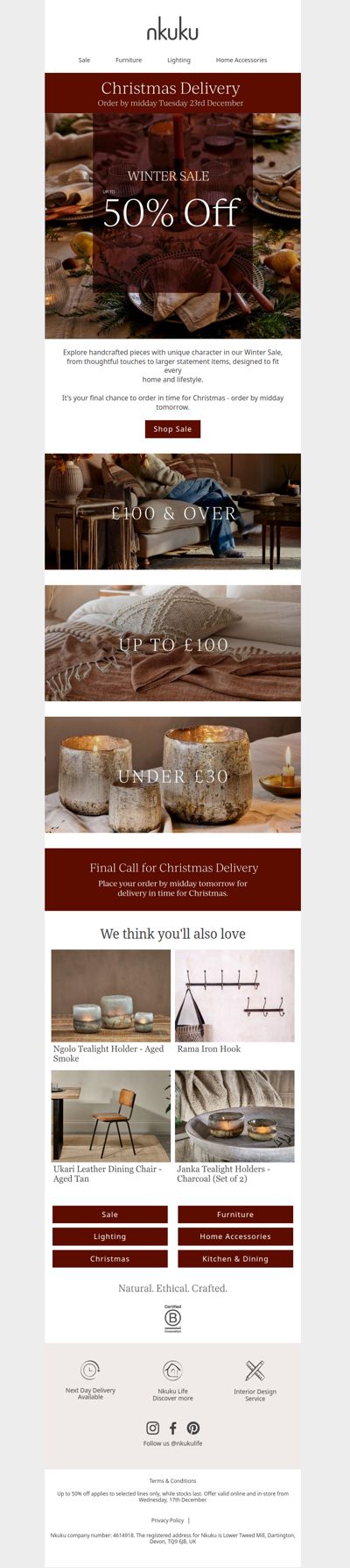 Up to 50% Off Thoughtful Touches to Statement Pieces