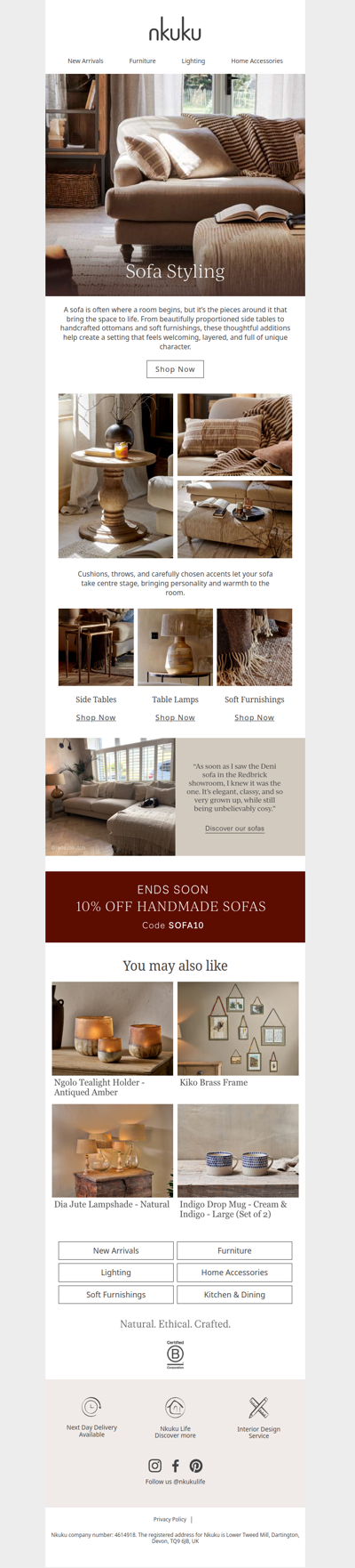 Styling Around Your Sofa