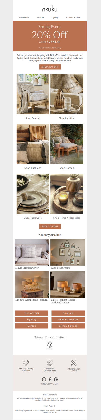 20% Off Spring Event