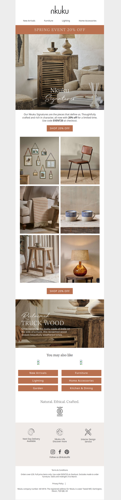 Nkuku Favourites 20% Off