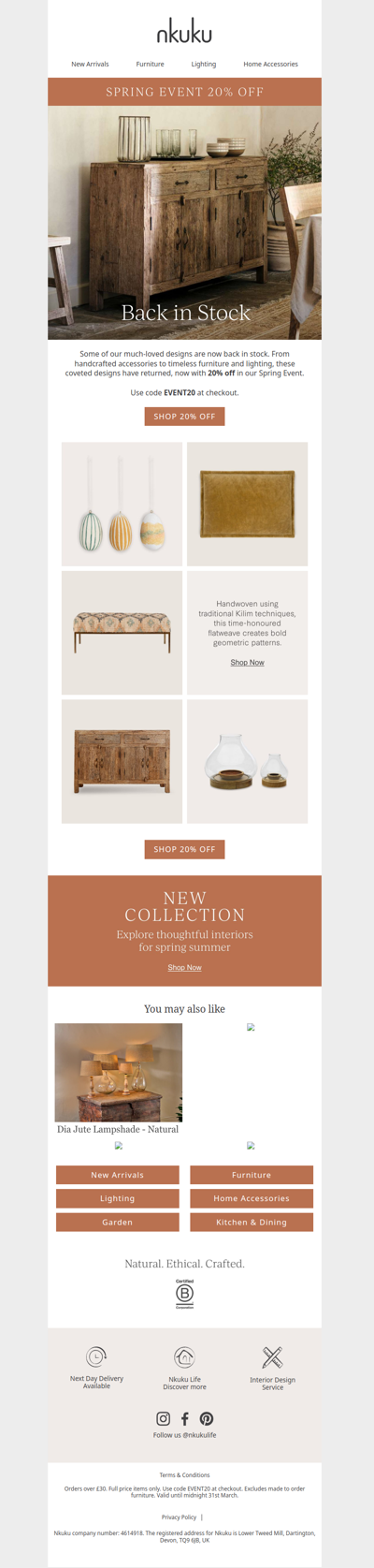 Back in Stock | 20% Off