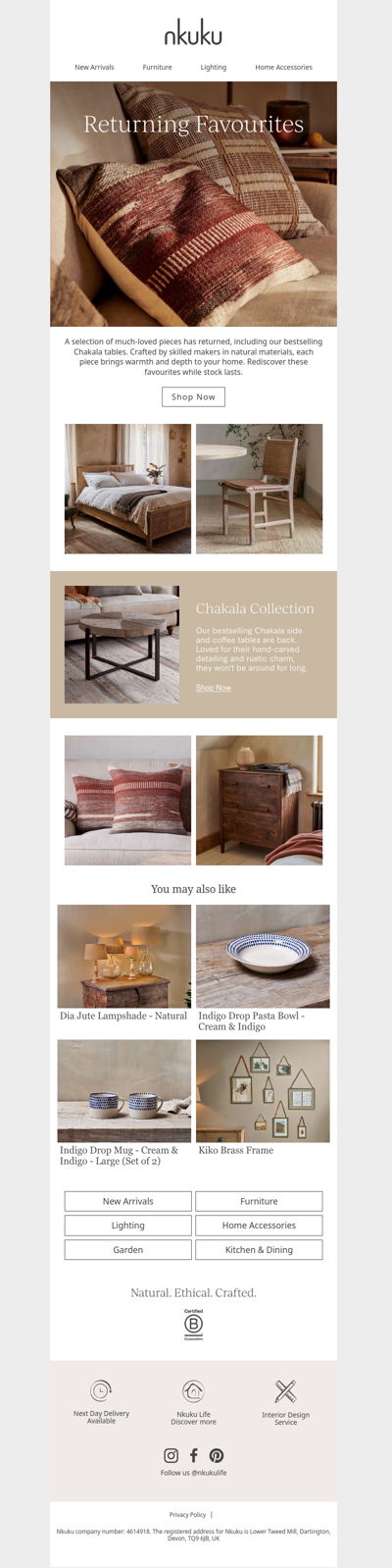 Back in Stock: Your favourites return