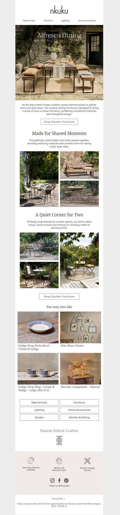 Alfresco Dining