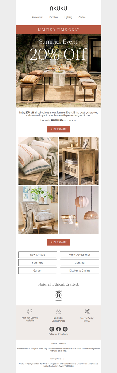 20% Off All Collections