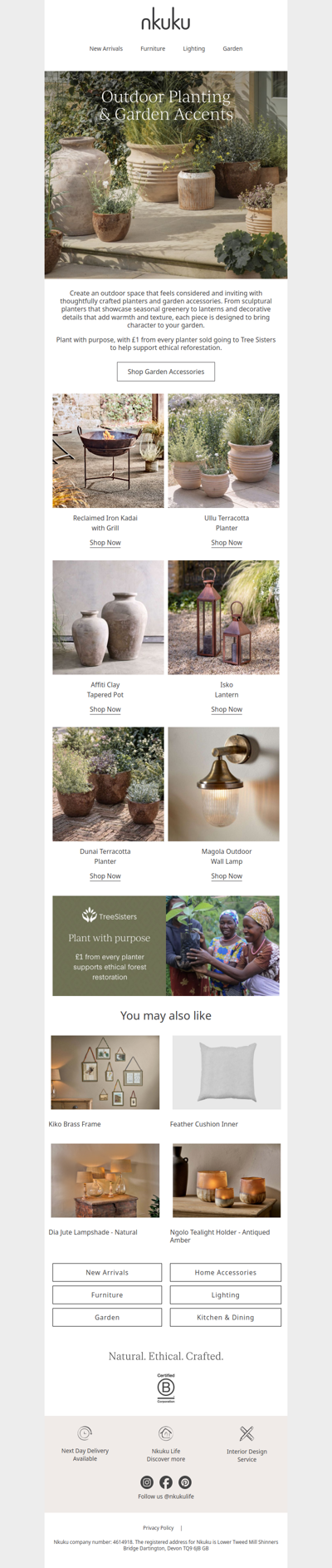 Outdoor Planting & Garden Accents