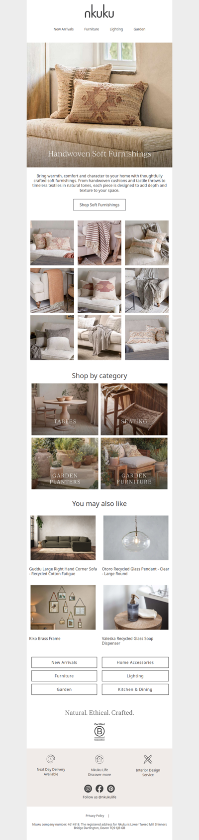 Handwoven Soft Furnishings