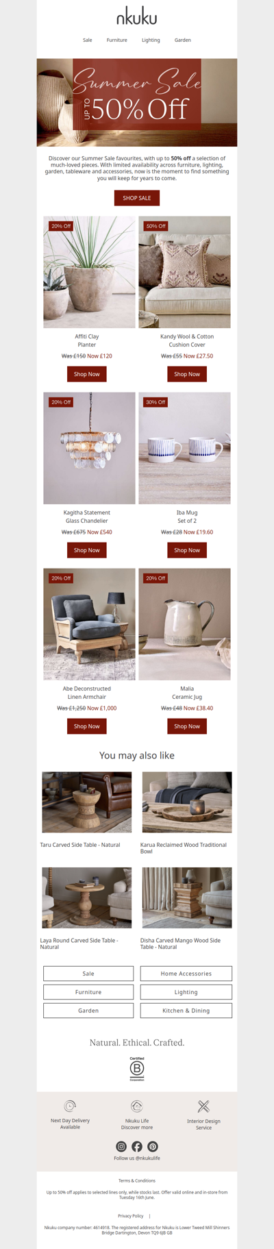 Sale Favourites Up to 50% Off