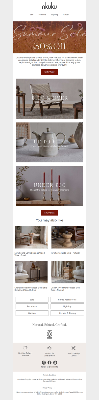 Save Up to 50% Off