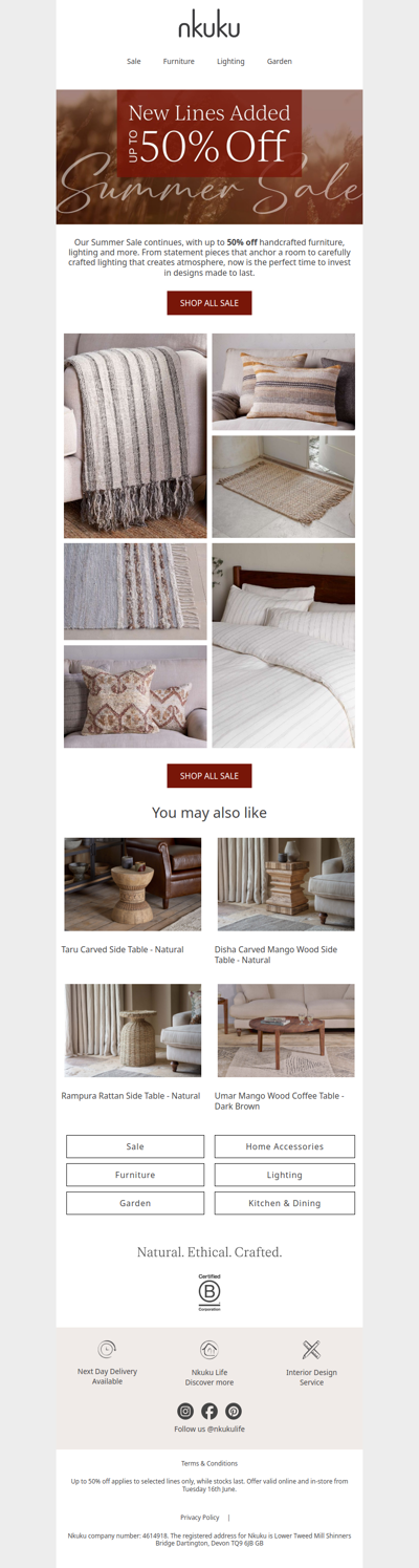 Up to 50% Off Throws, Cushions & Rugs