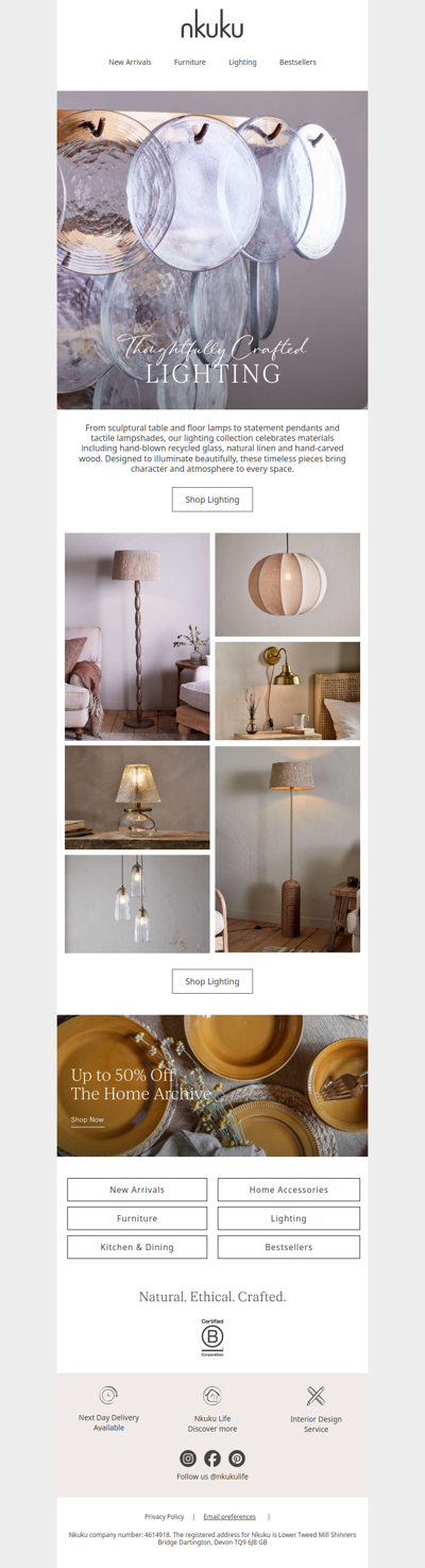 Thoughtfully Crafted Lighting