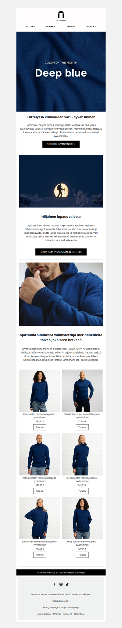 COLOR OF THE MONTH – Syvänsininen