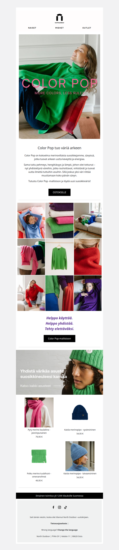 COLOR POP – enemmän väriä, vähemmän sääntöjä 💚