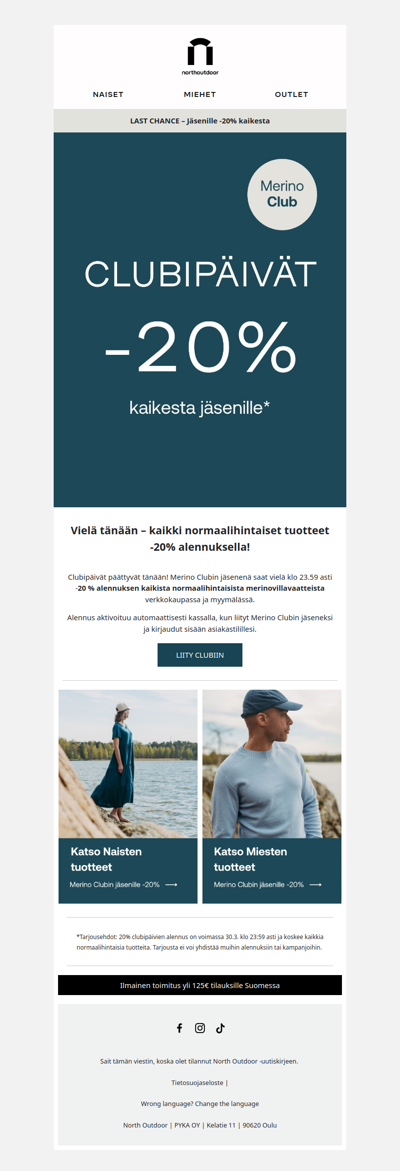 Vielä tänään! 20% alennus KAIKESTA* jäsenille 🐏💓