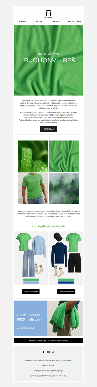 Kuukauden väri: Ruohonvihreä 💚