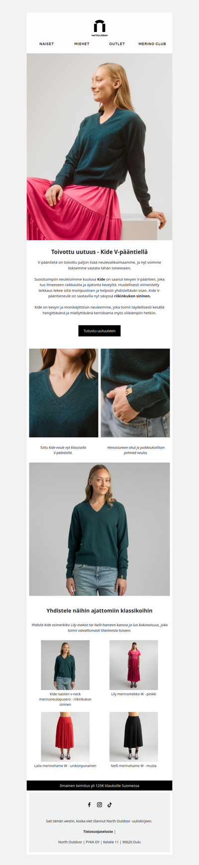 Toivottu uutuus - Kide V-pääntiellä 🧶