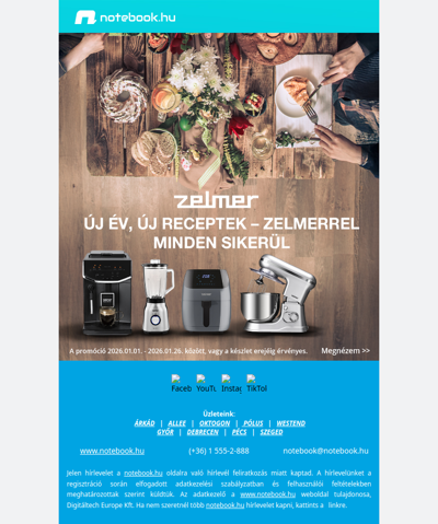 Új év, új receptek – Zelmerrel minden sikerül